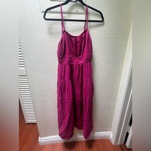 Women’s Old Navy Size Small berry pink 100% cotton dress